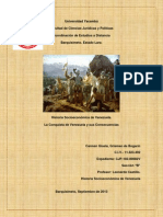 Ensayo 1.la Conquista de Venezuela - Consecuencias