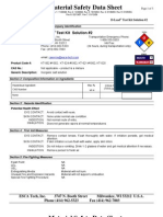 D-Lead Test Kit Soultion 2 Msds