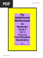 Coordinate Geometry Ver 2012