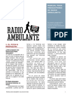 Radio Ambulante: Manual de Productores