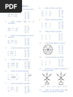 Analogías Numéricas