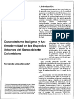 Curanderismo Indigena y Antimodernidad en Los Espacios Urbanos Del Suroccidente Colombiano