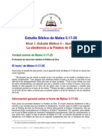 Estudio Biblico Mateo 5 N1 4A