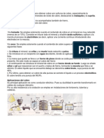 Obtención Del Cobre (Proceso Completo)