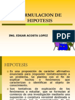 Clase 9 - Formulacion de Hipotesis