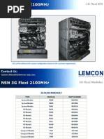 NSN 3g Flexi 2100mhz