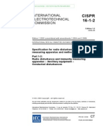 Info - Cispr16!1!2 (Ed1.2) en - D Radio Disturbance and Immunity Measuring