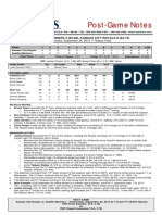 09.24.13 Post Game Notes