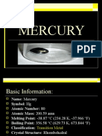 MERCURY Mercury Poisoning