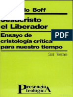 Jesucristo El Libertador Leonardo Boff