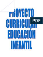 Proyecto Curricular Educación Infantil 