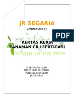 Kertas Kerja Tanaman Cili Fertigasi