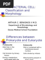 The Bacterial Cell: Classification and Morphology: Arthur C. Benignos Ii M.D