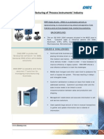 ERP For Process Instruments Manufacturing