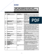 Dkg-207 Amf and Remote Start Unit Installation and Operating Instructions