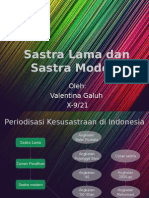 Sastra Lama Dan Sastra Modern