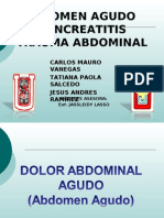 Pancreatitis, Abdomen Agudo, Trauma Abdominal