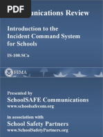 School Crisis Communications and ICS