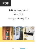 44 Ways 2 Save Energy