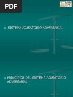 PRINCIPIOS (Sistema Acusatorio Adversal)