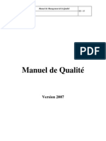 Manuel de Qualité