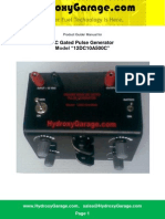 Manual For DC Gated Pulse Generator 12DC10A500C