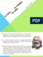 El Concepto Del Hombre en Marx