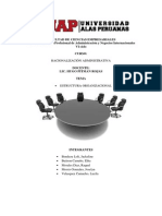 Estructura Organizacional y Racionalizacion Administrativa