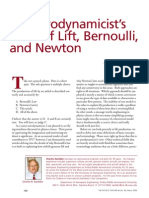 An Aerodynamicist's View of Lift, Bernoulli, and Newton: Charles N. Eastlake