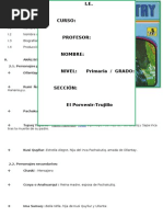 Ficha de Análisis Literario Ollantay - Evony