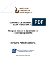 34 Glosario de Tanatologia para Principiantes