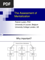 The Assessment of Mentalization