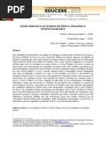 Livro Didático No Ensino de Física Desafios e Potencialidades PDF