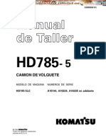 Manual Taller Camion Volquete HD 785 Komatsu