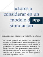 Factores de Una Simulacion