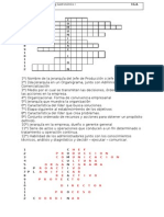 CRUCIGRAMA: Palabra Cental, Comunicación