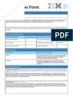 IBM Graduate Application Form