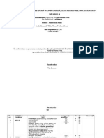 Planificare Limba Engleza Clasa Pregatitoare 2013-2014