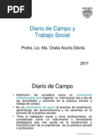 Diario de Campo en El Trabajo Social