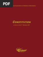 IAAF Constitution PDF