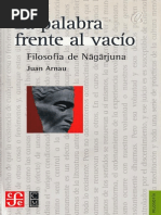 La Palabra Frente Al Vacío Filosofía de Nāgārjuna - Juan Arnau PDF