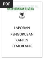 Laporan Pengurusan Kantin Cemerlang SKUM-2011