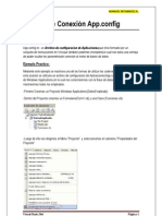 Cadena de Conexión App - Config en Visual