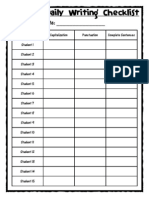 Teachers Pay Teachers - Informaldailywritingchecklist