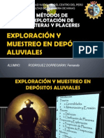 Exploración y Muestreo en Depósitos Aluviales