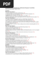 Answer Key For All Chapters