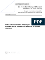 6th International Policy and Research Conference On Social Security