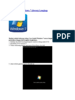 Cara Install Windows 7