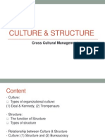 Culture and Structure