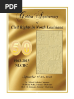 Golden Anniversary Celebration of Civil Rights Activities in North Louisiana